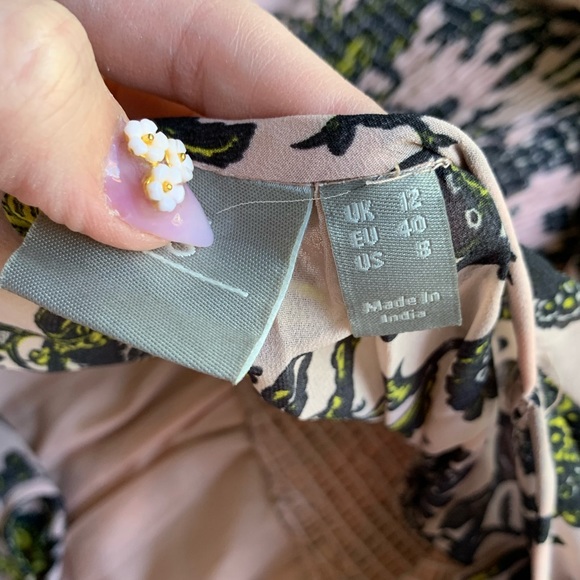 ASOS🌼Floral shirred maxi dress - Picture 5 of 6